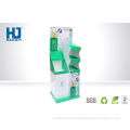 Customized Retail Cosmetic Product Display Stands Cardboard Supermarket Shelves